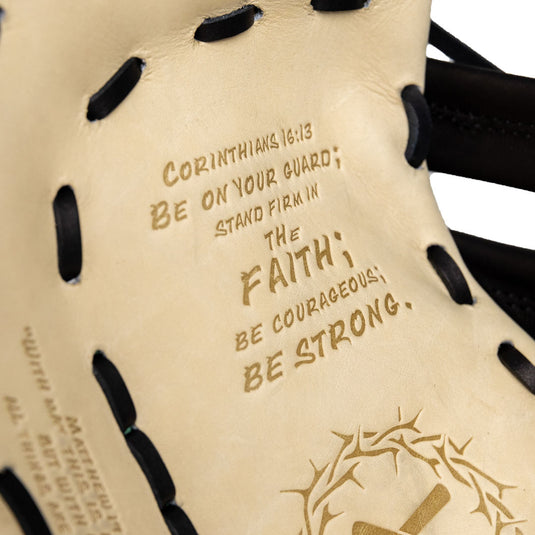 Bible First Base Mitt | Black Binding Edition