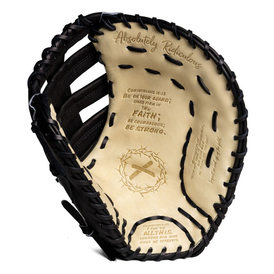 Bible First Base Mitt | Black Binding Edition