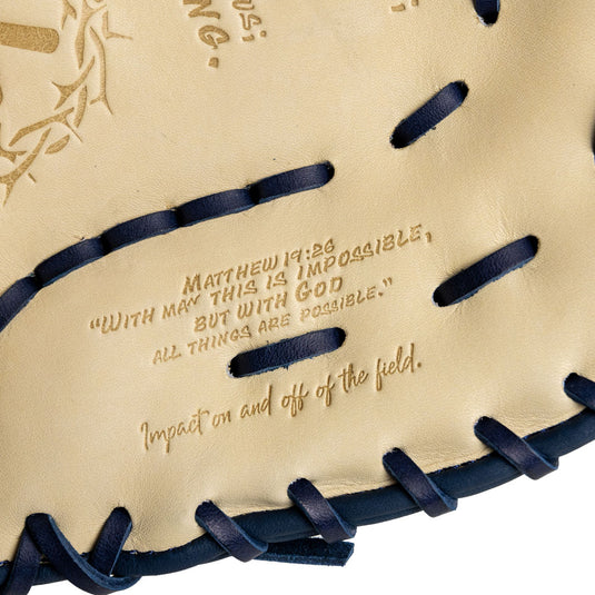 Bible First Base Mitt | Navy Binding Edition