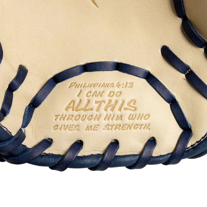 Translation missing: en.Bible First Base Mitt | Navy Binding Edition