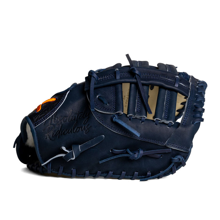 Translation missing: en.Bible First Base Mitt | Navy Binding Edition
