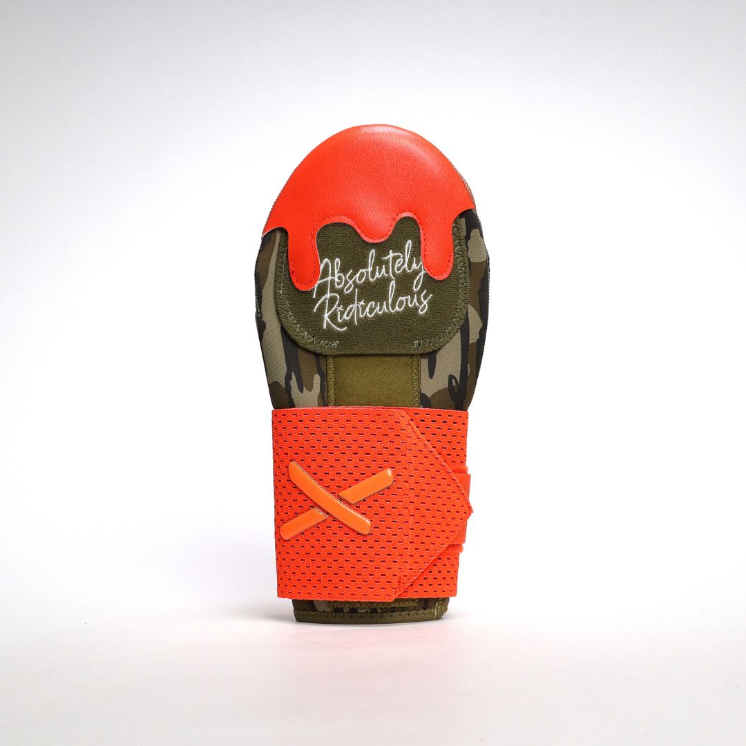 bottomland camo sliding mitt official mossy oak collab