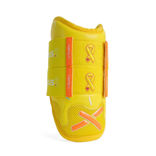 Gold Ribbon Childhood Cancer Awareness | Double Strap Elbow Guard