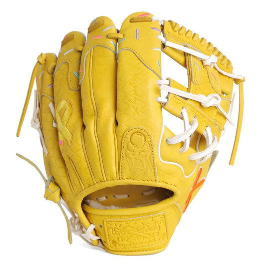 Gold Ribbon Childhood Cancer Awareness Glove