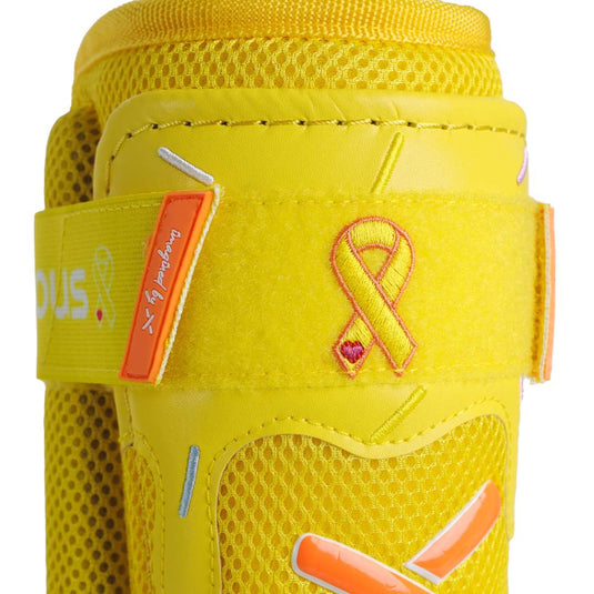 Gold Ribbon Childhood Cancer Awareness Leg Guard