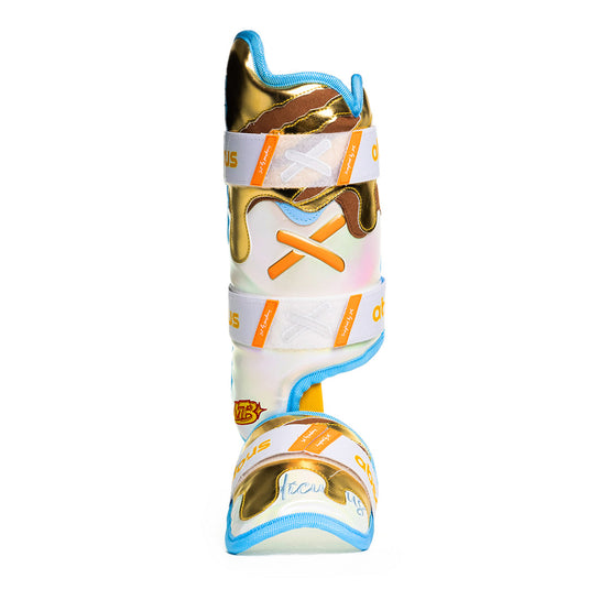 golden bruin drip model leg guard