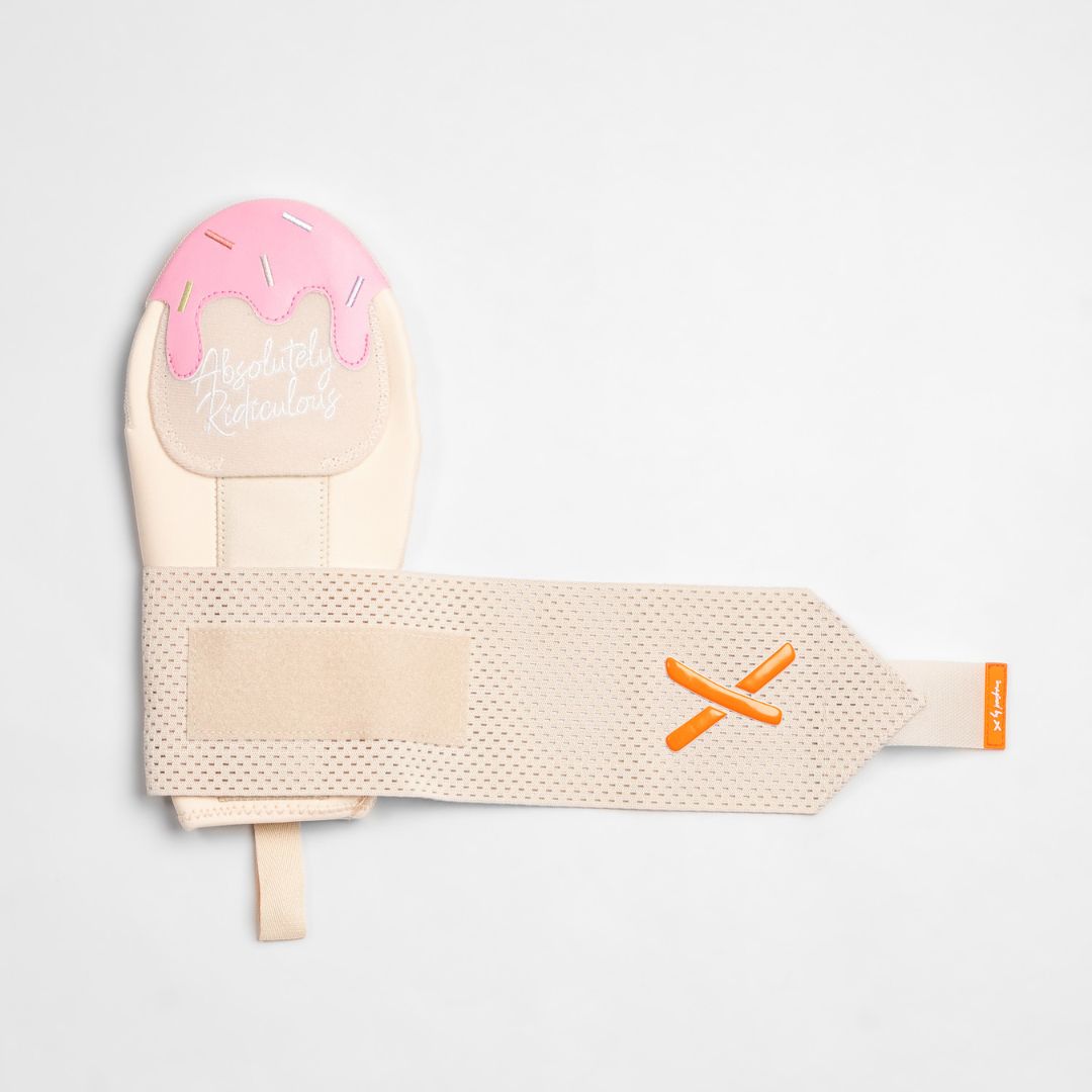 strawberry ice cream sliding mitt