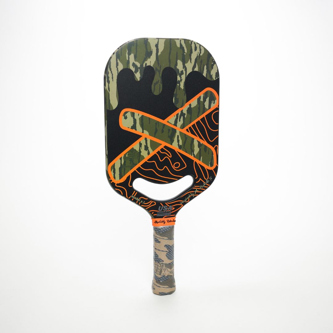 bottomland mossy oak collab pickleball paddle | model x.1