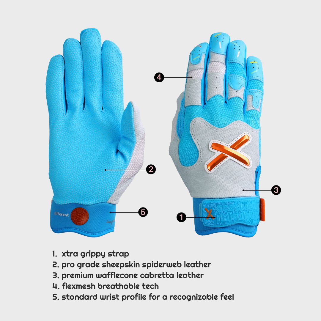 pushin' p whiteout batting gloves – Absolutely Ridiculous