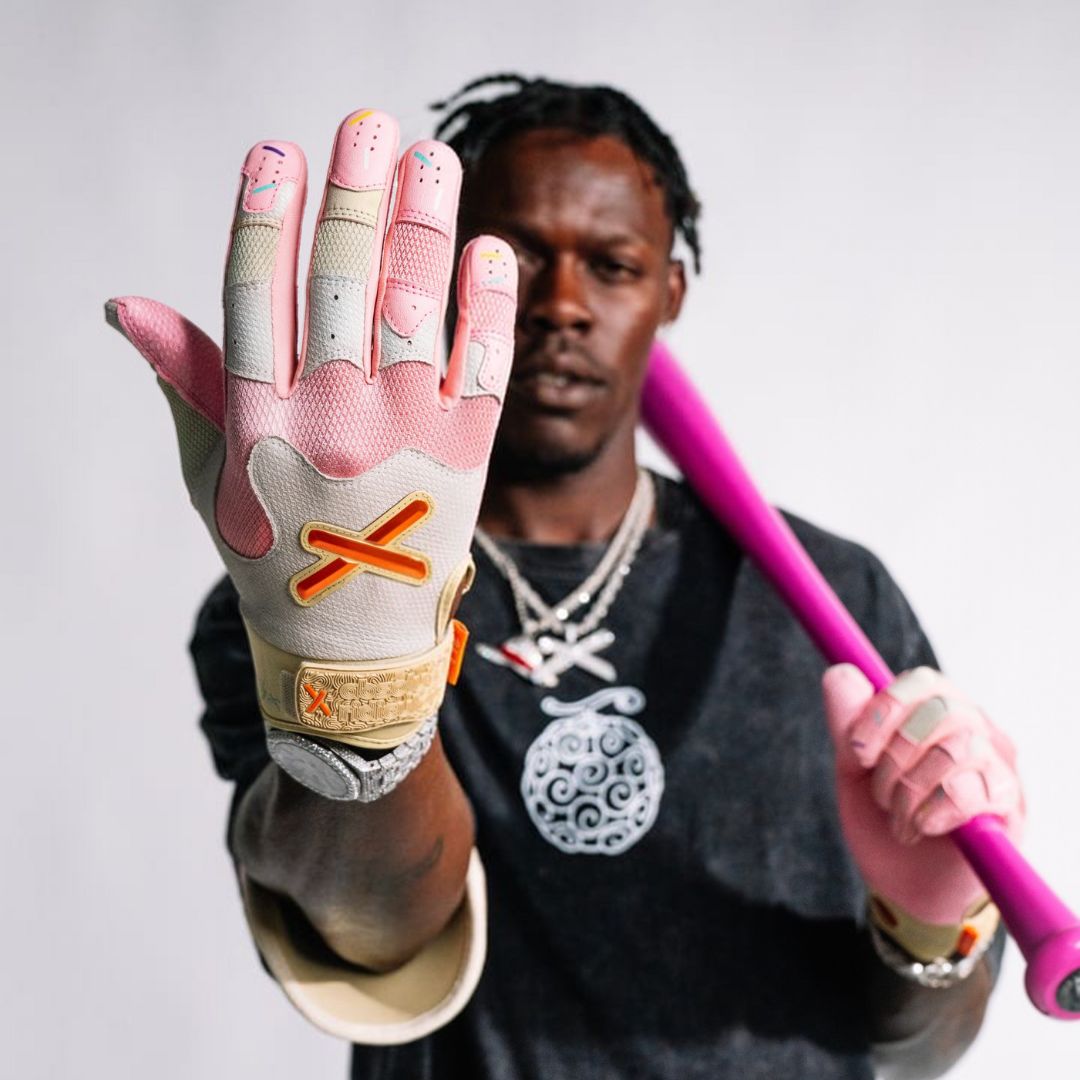 strawberry ice cream batting gloves