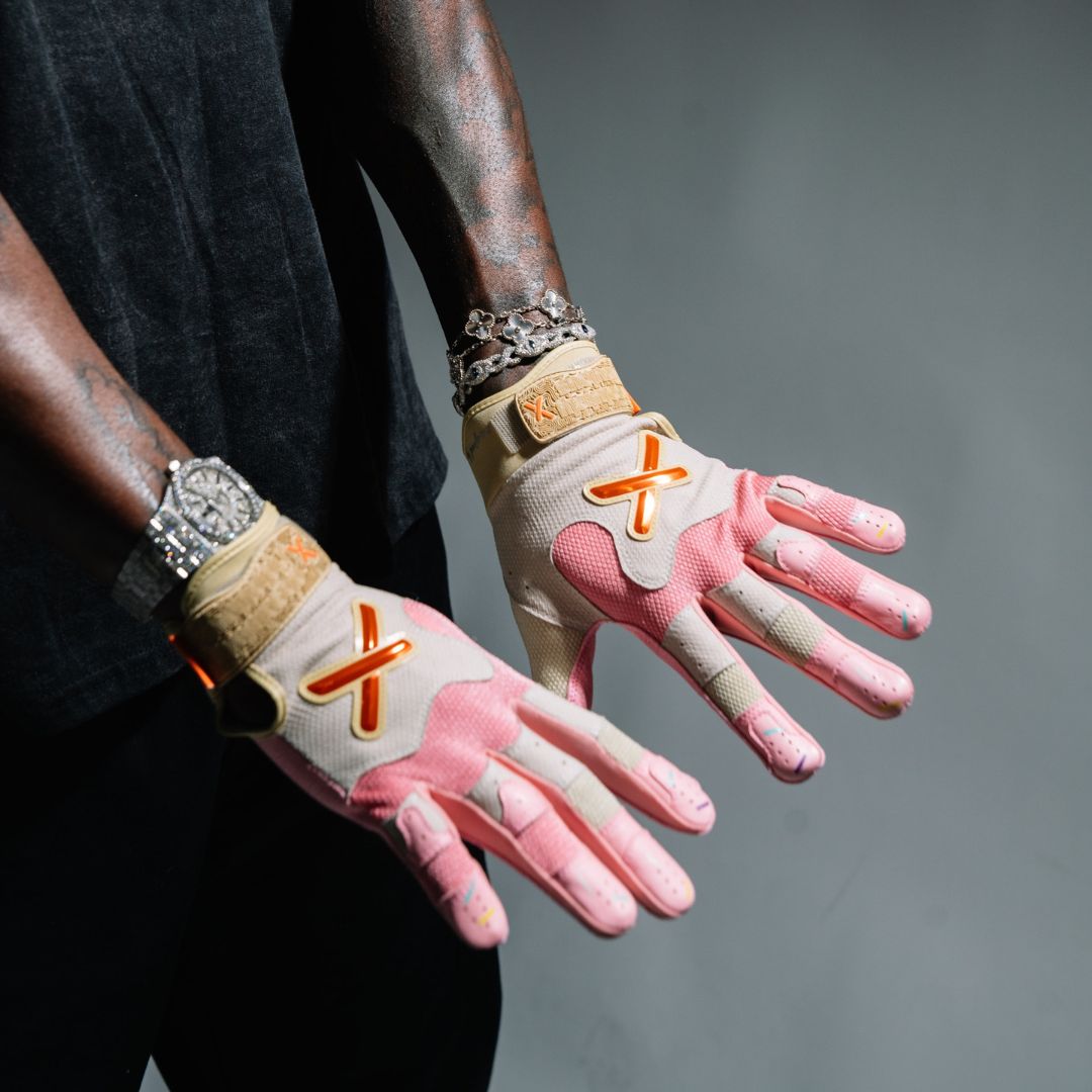 strawberry ice cream batting gloves