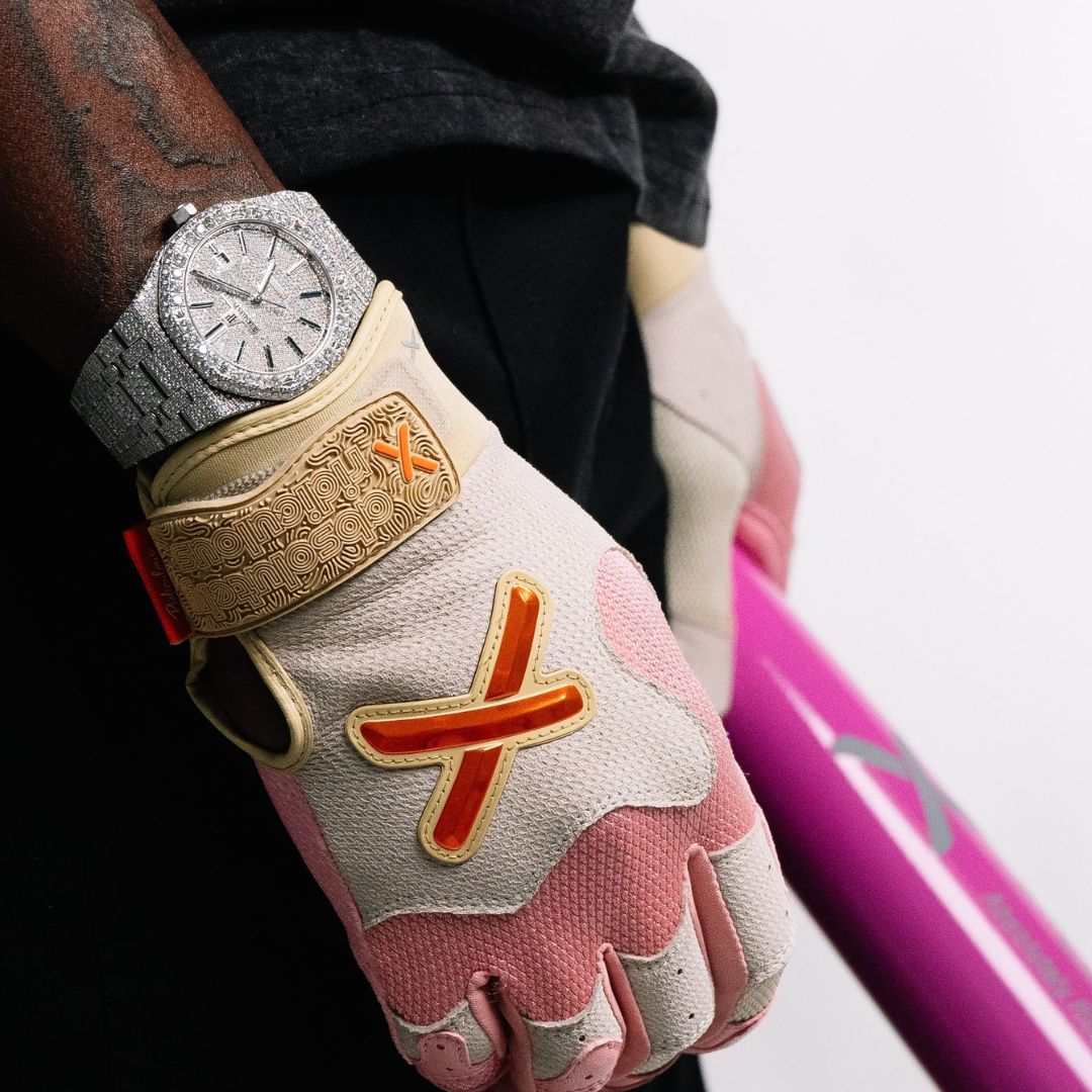 strawberry ice cream batting gloves