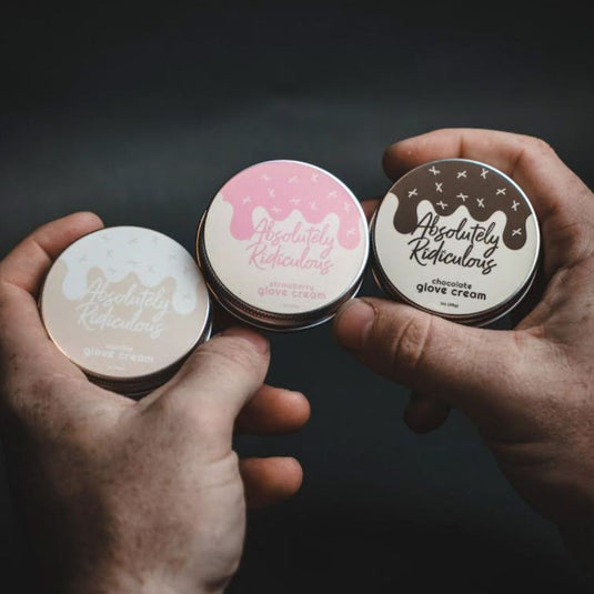 Variety Pack - Strawberry, Chocolate & Vanilla Ice Cream Scented Glove Conditioner