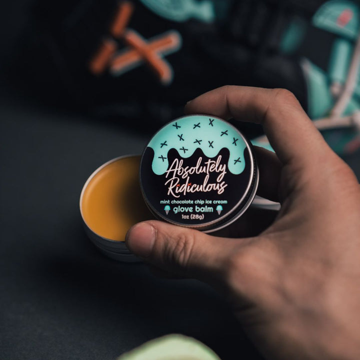 Translation missing: ja.ミントチョコレートチップアイスクリームの香りの野球グローブコンディショナー