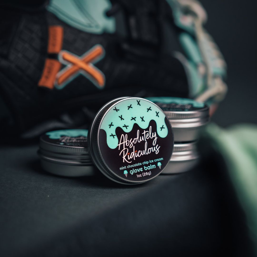mint chocolate chip ice cream scented baseball glove conditioner