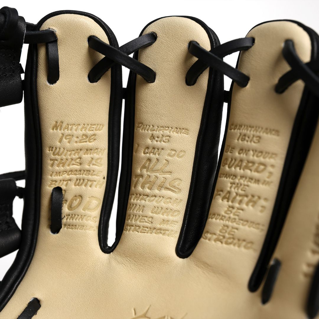 Absolutely Ridiculous \"Bible Glove\"硬式投手用 Bible Glove: Black Binding Edt. – Absolutely Ridiculous innovation