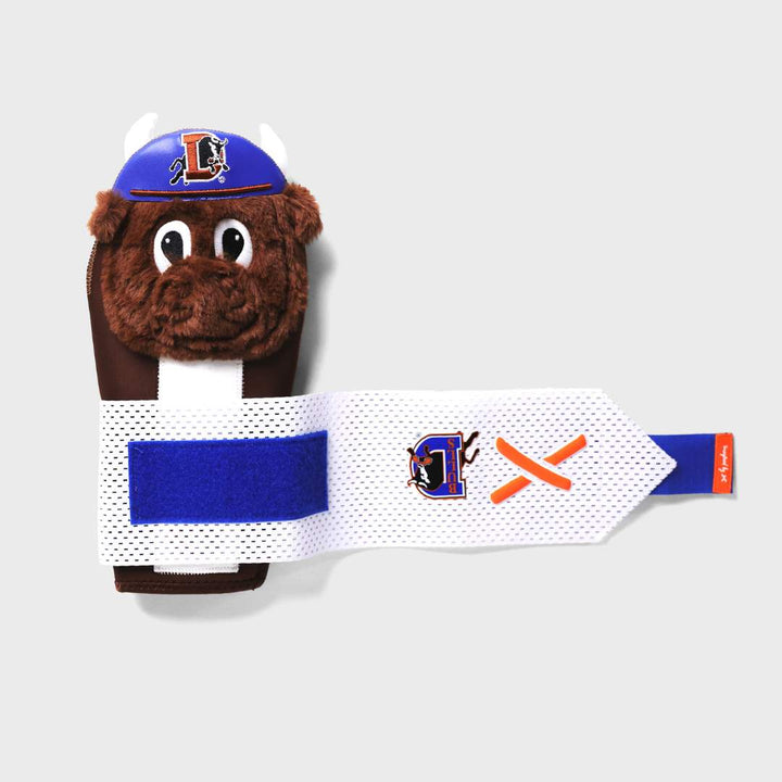 Translation missing: en.Wool e. Bull Sliding Mitt | Durham Bulls MiLB Collab