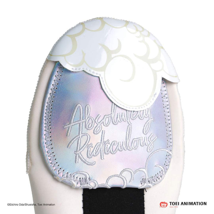 Translation missing: en.Close up of the sliding mitt with 'Absolutely Ridiculous' text below the cloud drip