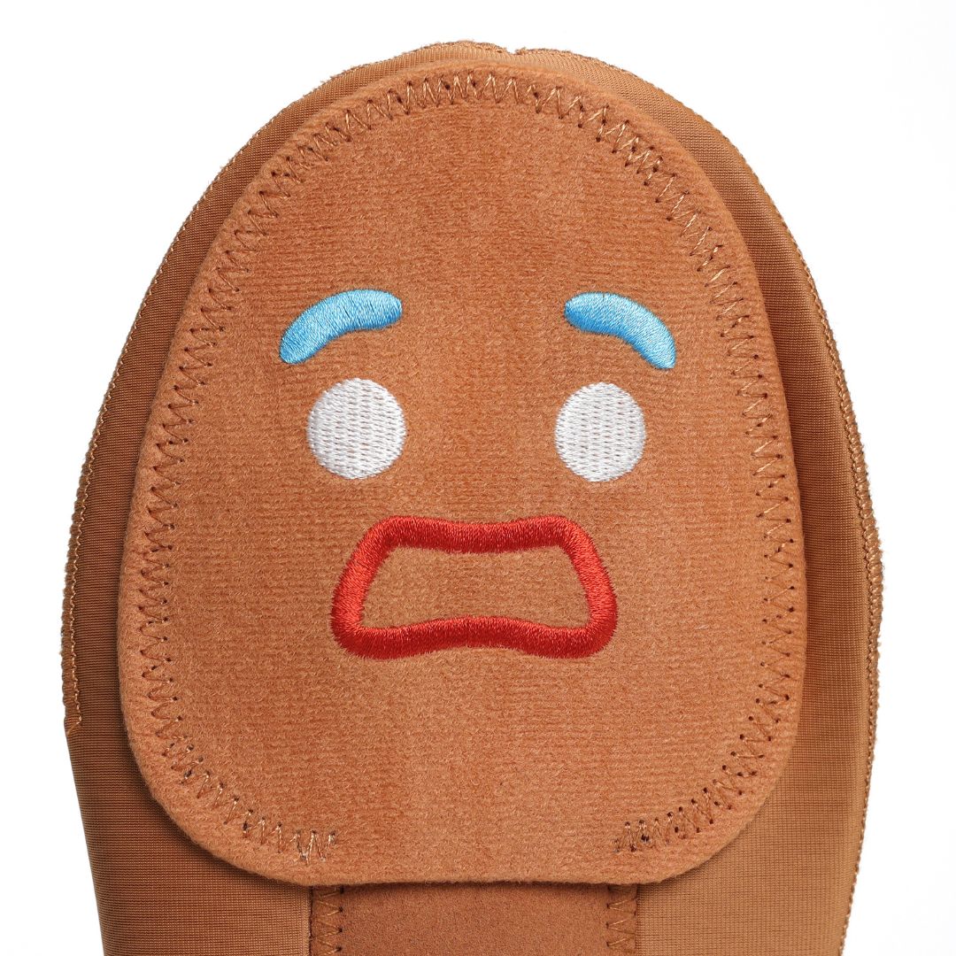 gingerbread man sliding mitt