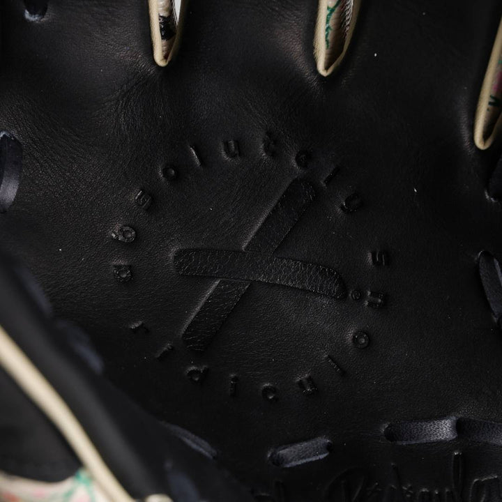 Translation missing: en.Close-up of the black shade on the palm side of the glove