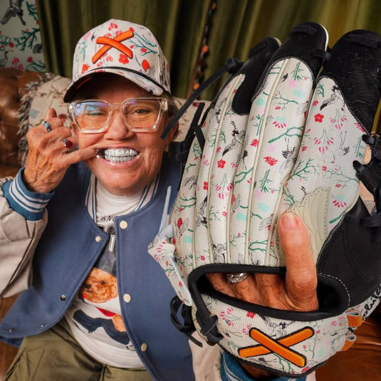 Grandma's Wallpaper Softball Glove | RARE Edition