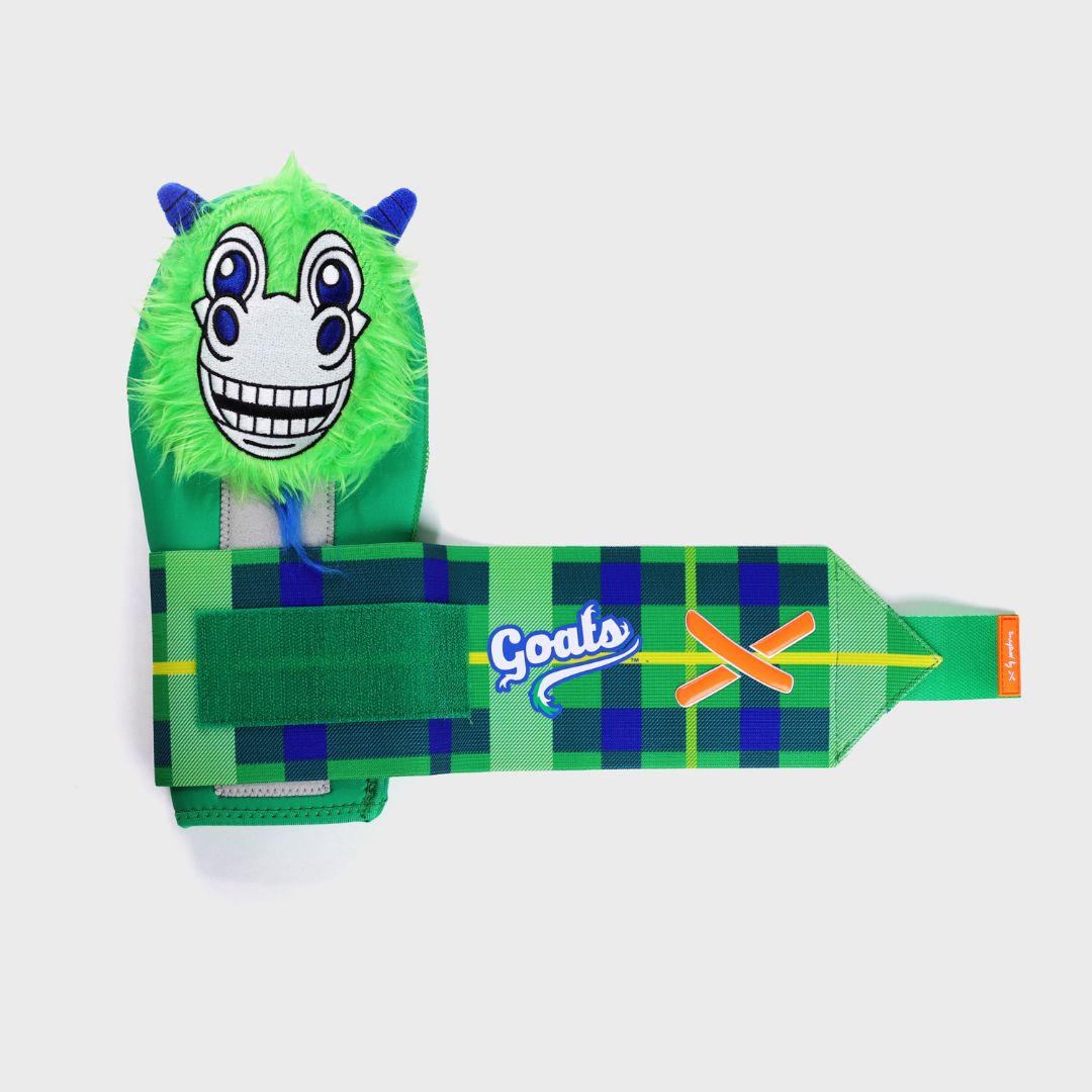 chompers sliding mitt | hartford yard goats milb collab