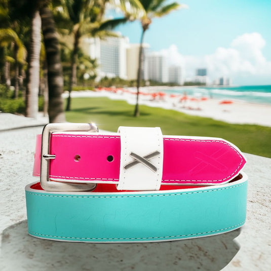 Miami Ice Handmade Leather Belt