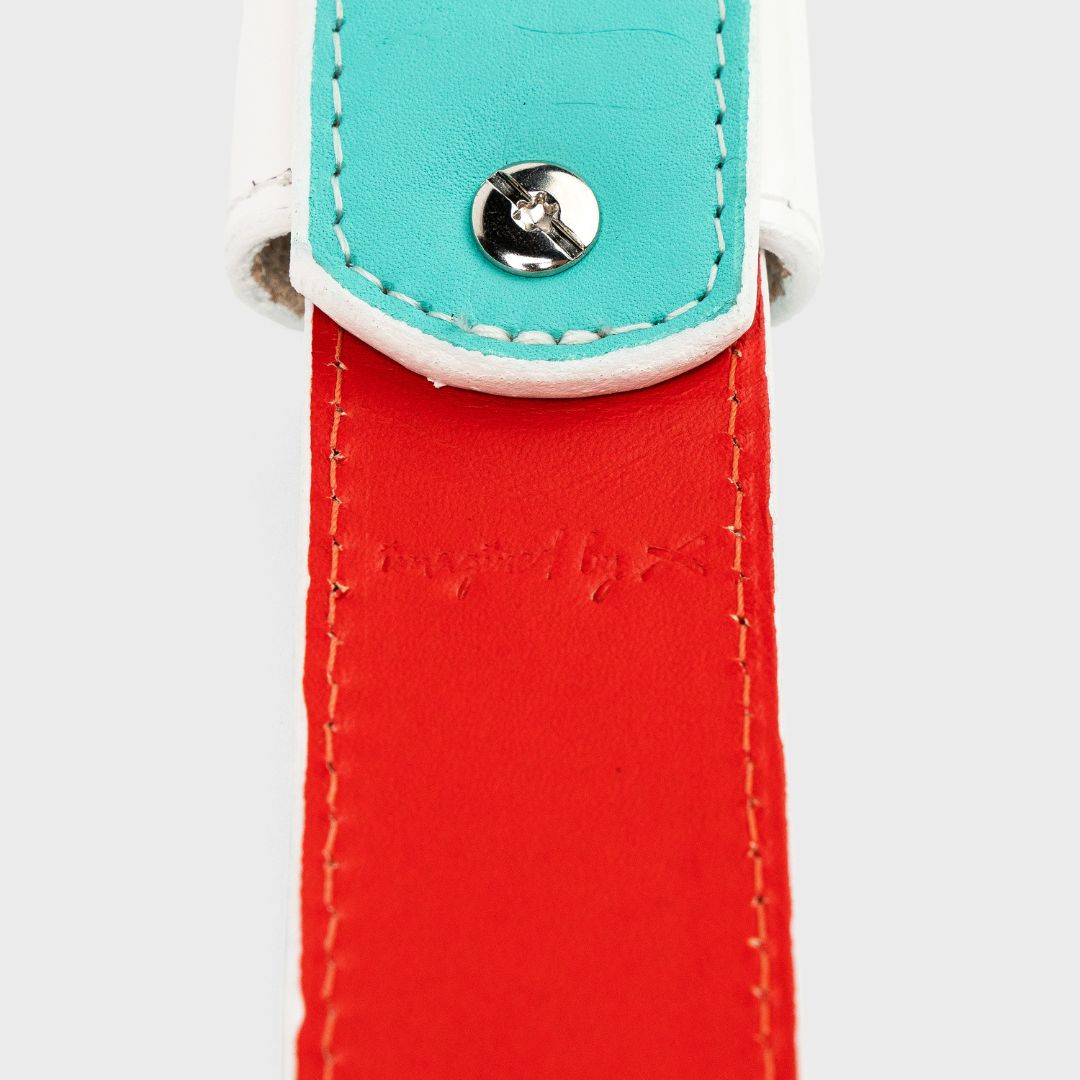 miami ice handmade leather belt