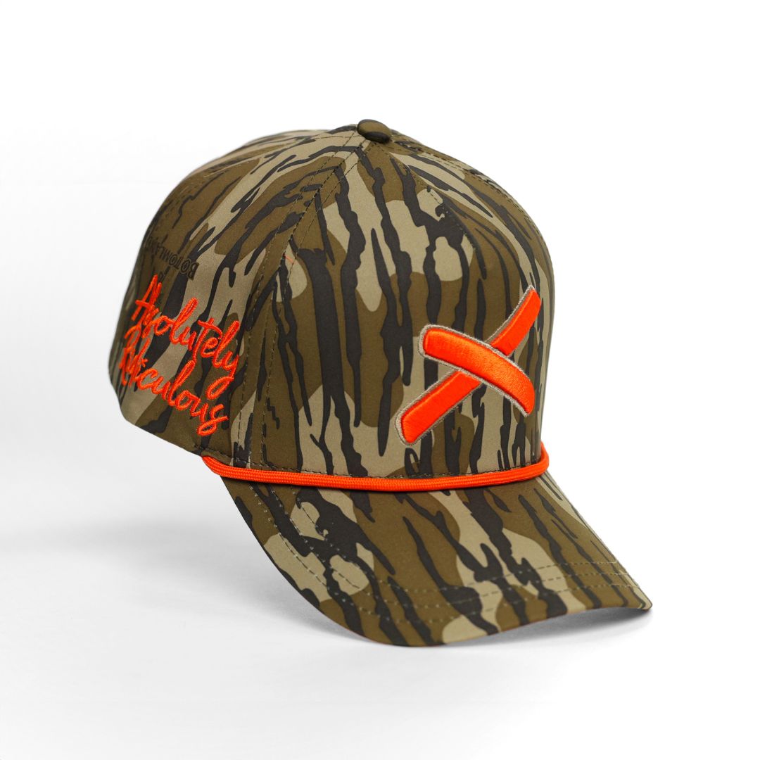 bottomland camo X.1 hat | official mossy oak collab