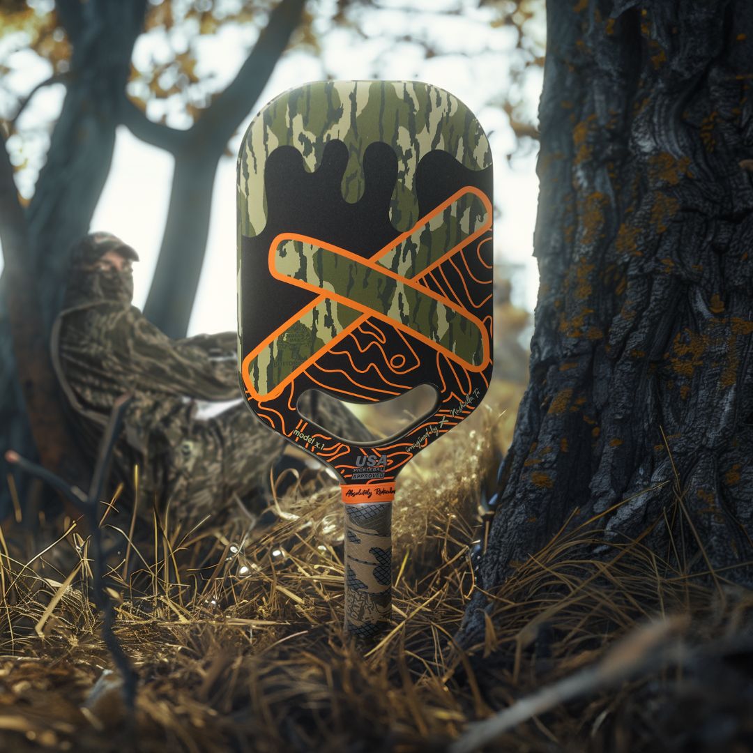 bottomland mossy oak collab pickleball paddle | model x.1