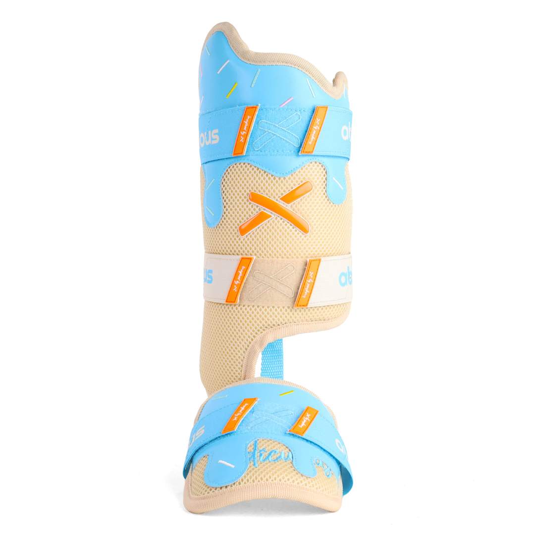 pushin' p tan ice cream drip model leg guard – Absolutely Ridiculous ...