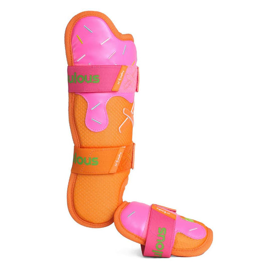 Rainbow Sherbet Ice Cream Drip Model Leg Guard