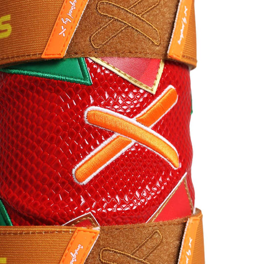 Red Rose Drip Model Leg Guard