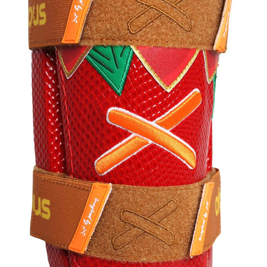Red Rose Leg Guard