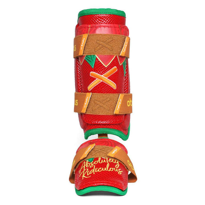 Red Rose Leg Guard