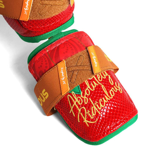 Red Rose Leg Guard