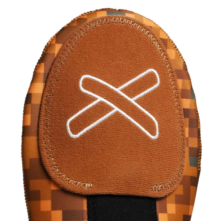 Translation missing: en.upper part of the sliding mitt on the palm side with a white "x" logo