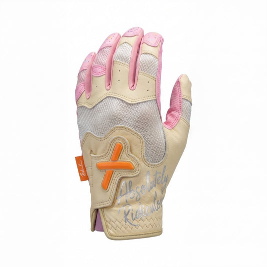 Strawberry Ice Cream Hybrid Batting Gloves