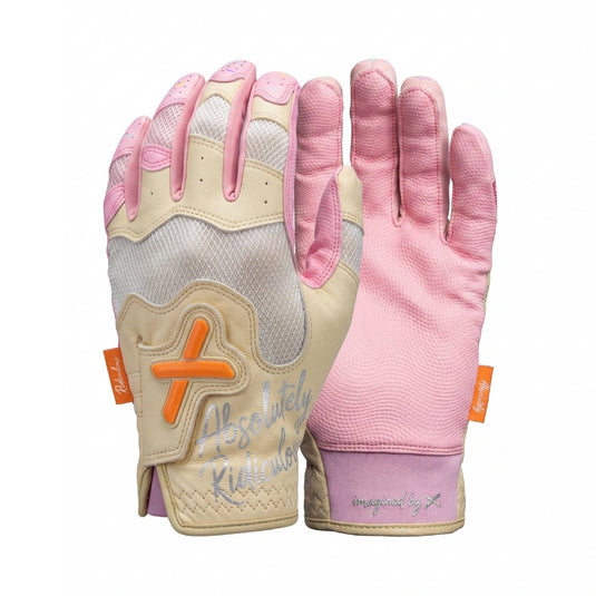 Strawberry Ice Cream Hybrid Batting Gloves