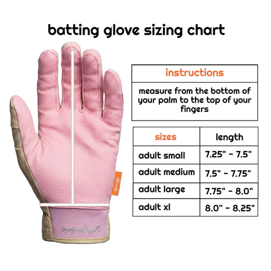 Strawberry Ice Cream Hybrid Batting Gloves