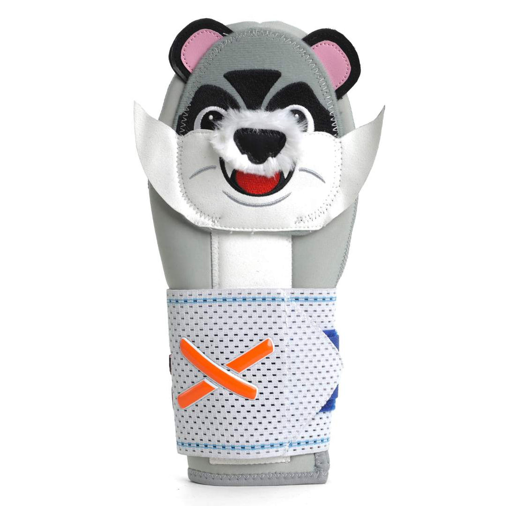 sprocket sliding mitt | rocket city trash pandas milb collab