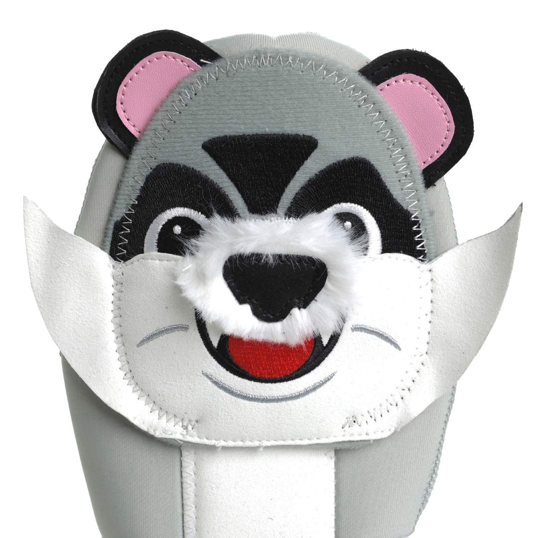 sprocket sliding mitt | rocket city trash pandas milb collab