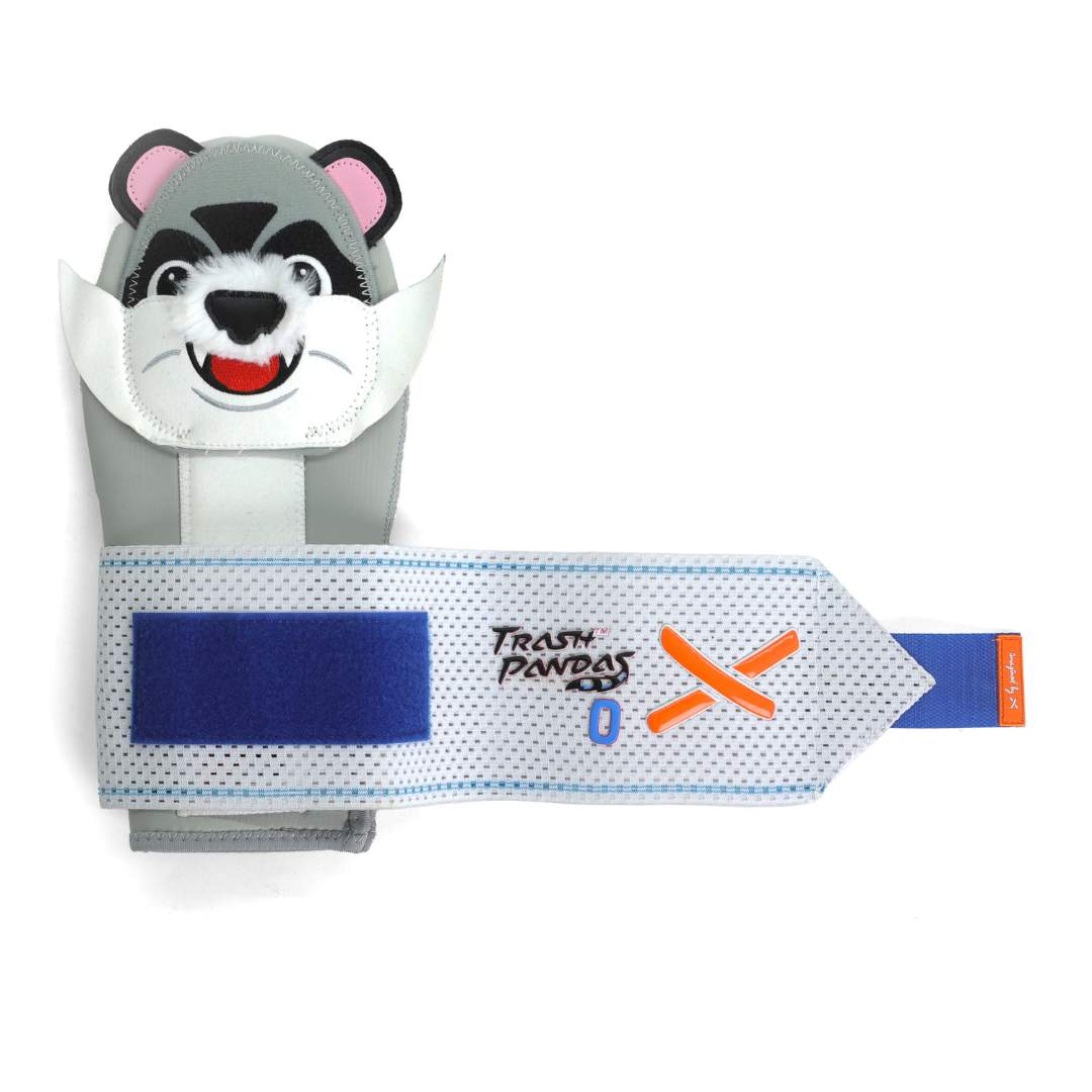 sprocket sliding mitt | rocket city trash pandas milb collab