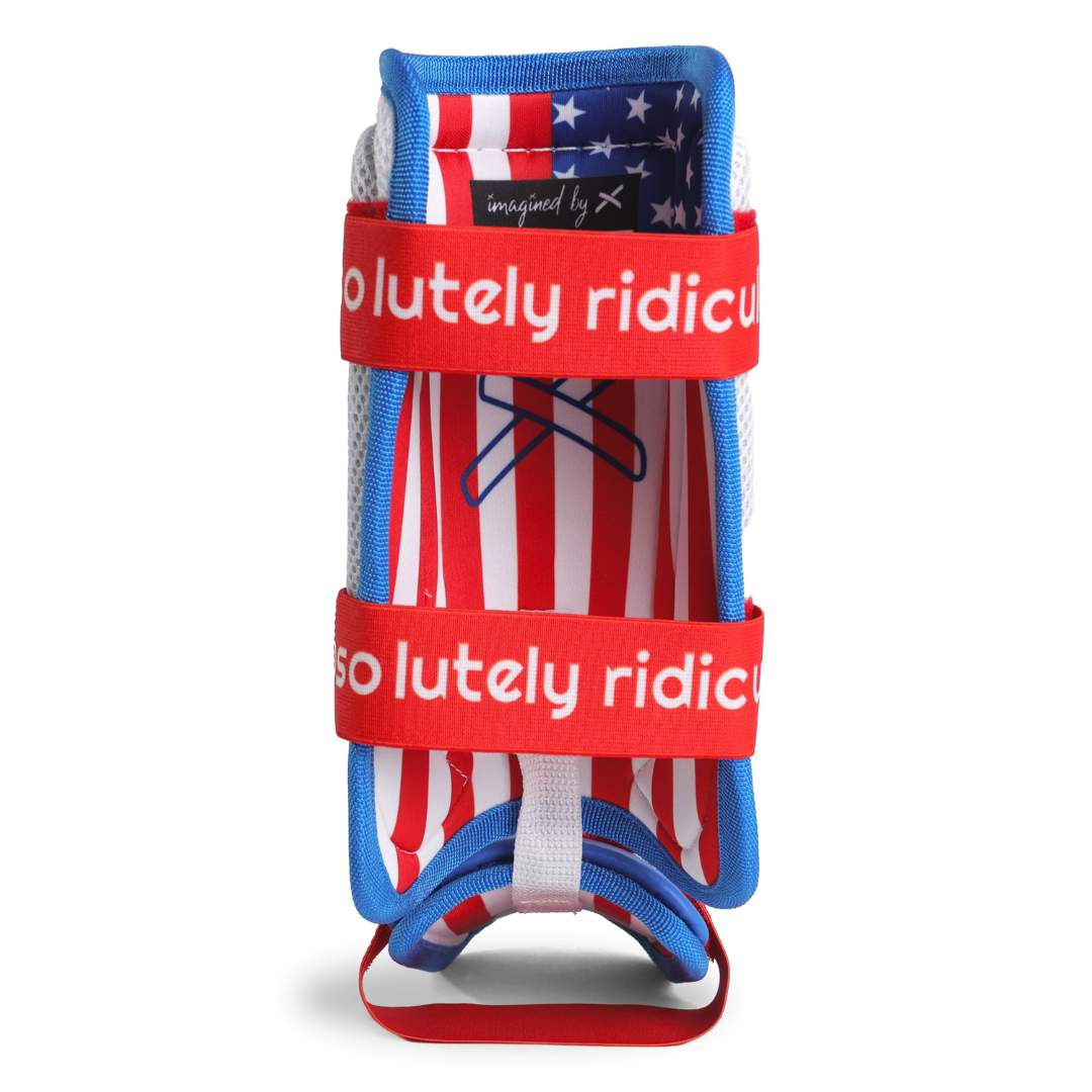 stars & stripes leg guard – Absolutely Ridiculous innovation for Athletes