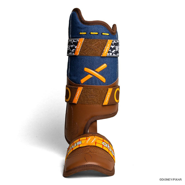 woody | toy story x absolutely ridiculous drip model leg guard
