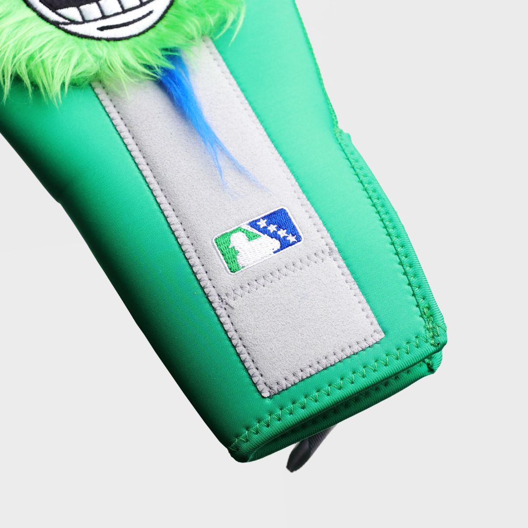 chompers sliding mitt | hartford yard goats milb collab
