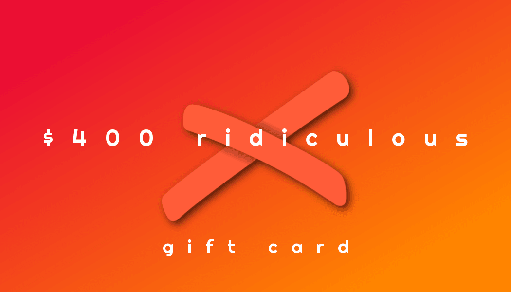 absolutely ridiculous gift card - Absolutely Ridiculous Innovation for Athletes (ARiA Collective)