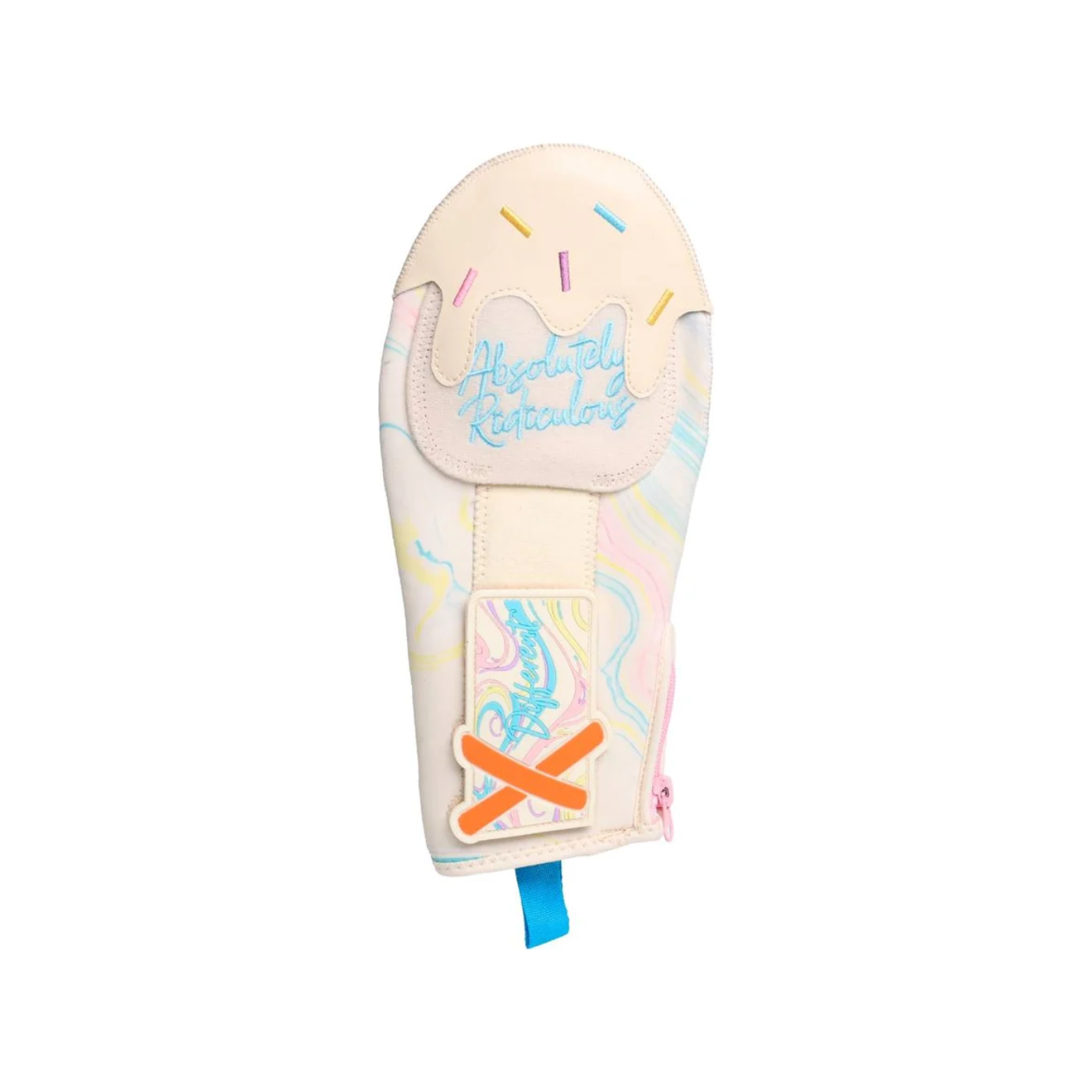 Birthday Cake sliding mitt